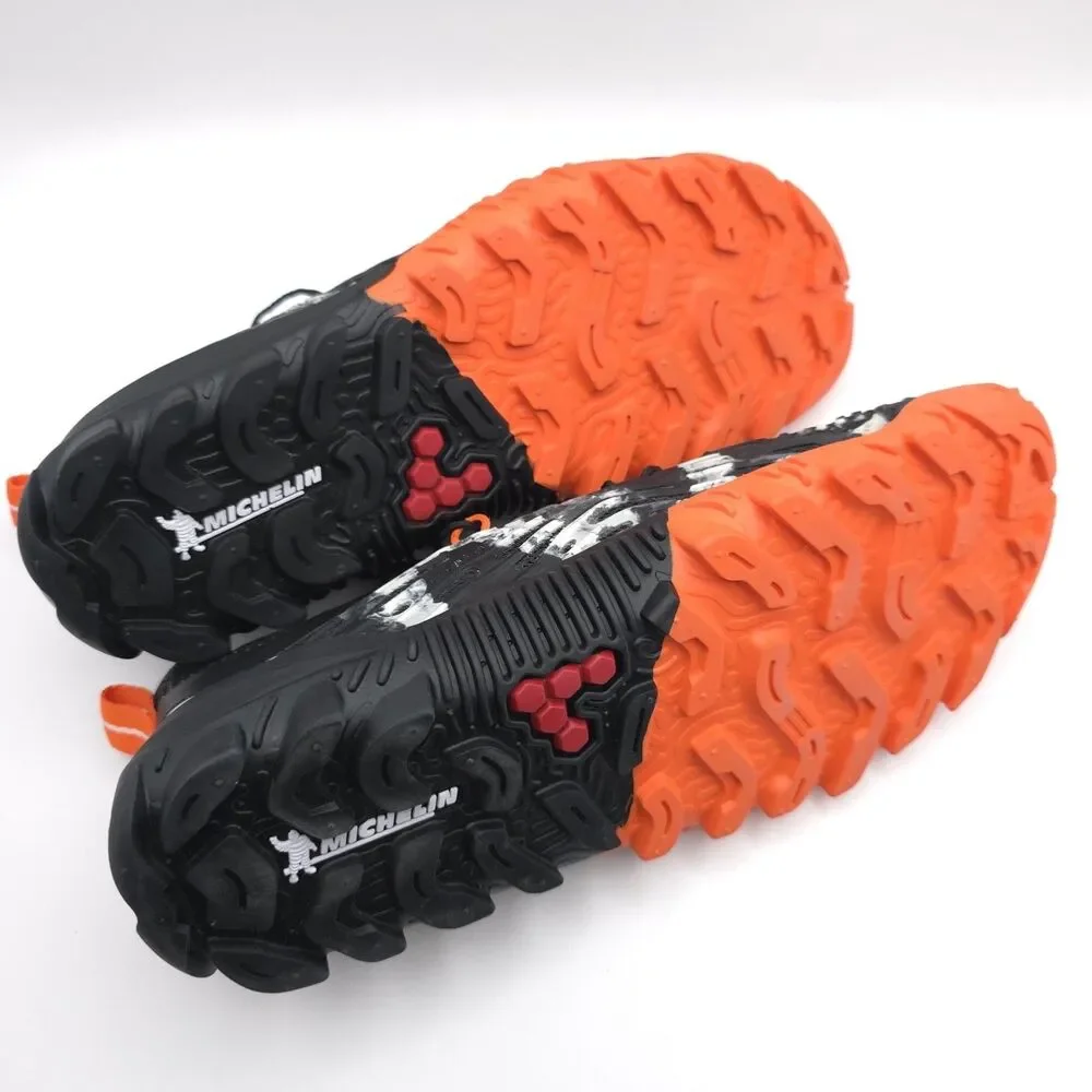 VIVOBAREFOOT Barefoot Trail Shoes Michelin Sole Black Orange Women EUR 40 209460
